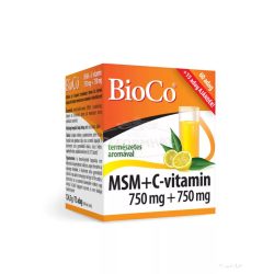 BIOCO MSM+C-VITAMIN 750MG+750MG 75X