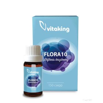 Vitaking  FLORA 10 élőflórás készítmény - 150 csepp
