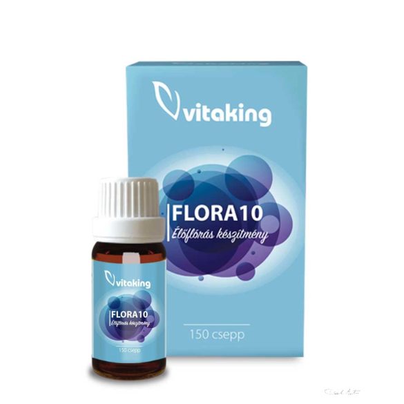 Vitaking  FLORA 10 élőflórás készítmény - 150 csepp