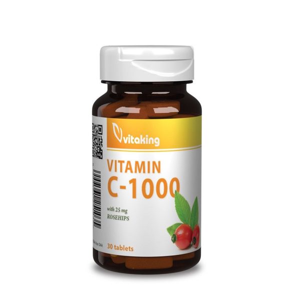 Vitaking C-vitamin tabletta csipkebogyóval 1000mg 30x