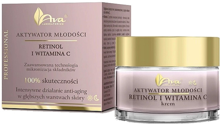 AVA RETINOL ÉS C VITAMIN HATÓANYAGÚ NAPPALI ÉJSZAKAI KRÉM 50ML